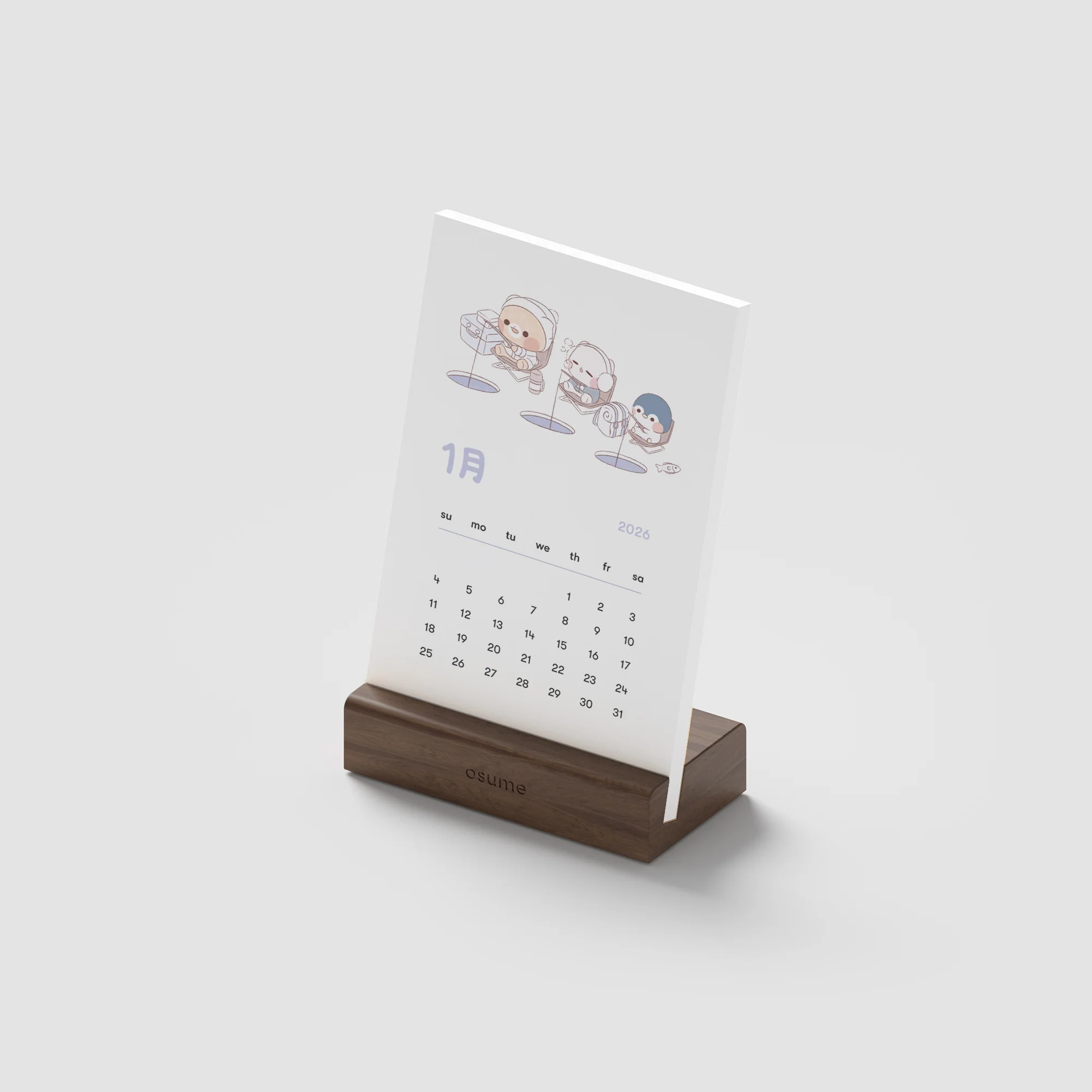 wooden calendar set - Image 3