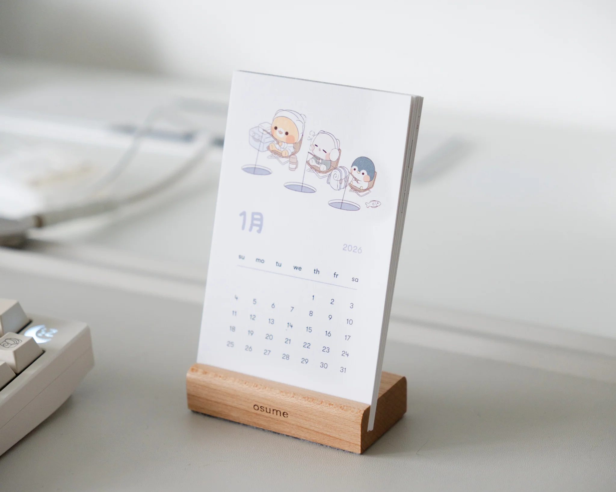 wooden calendar set - Image 4
