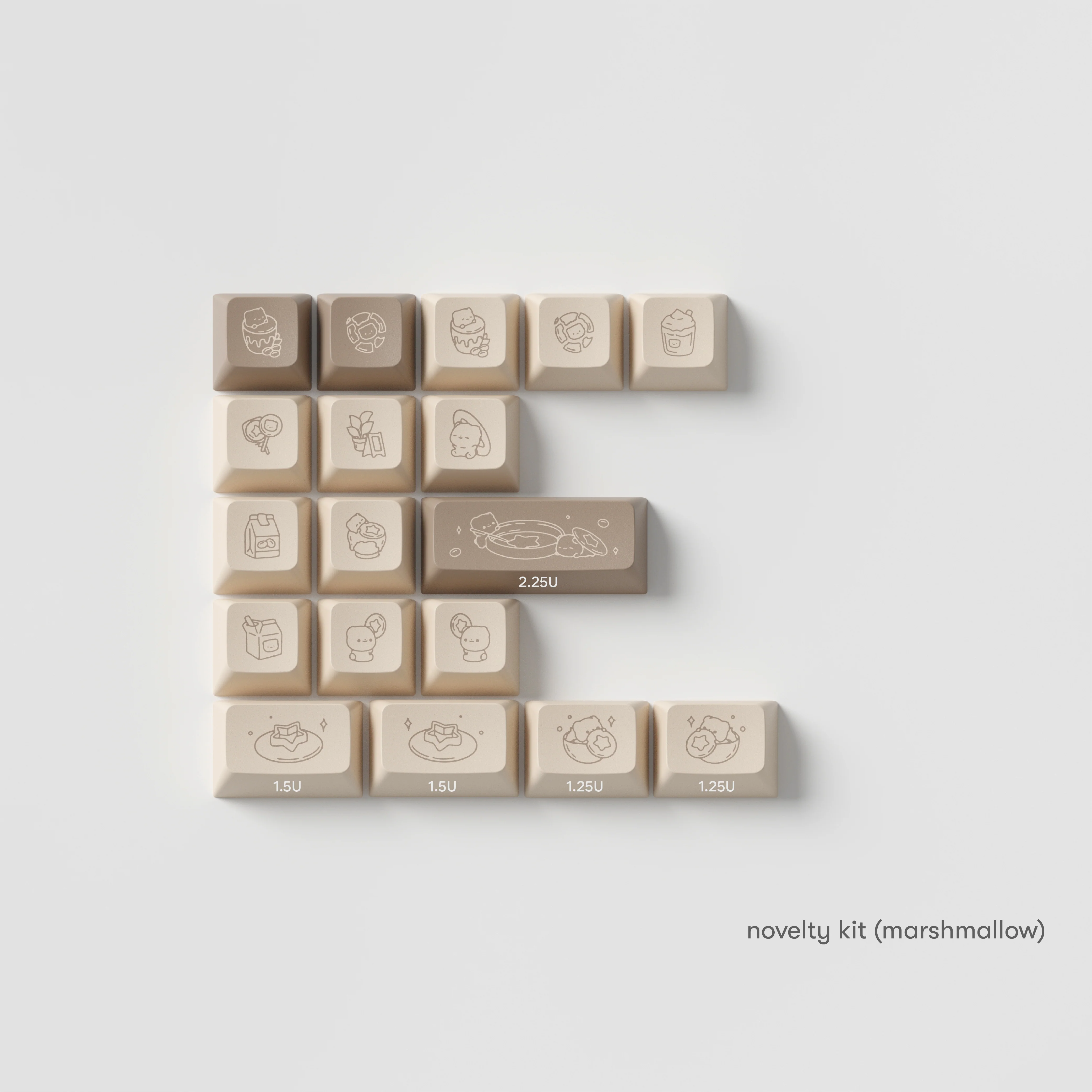 dalgona marshmallow keycaps - Image 11