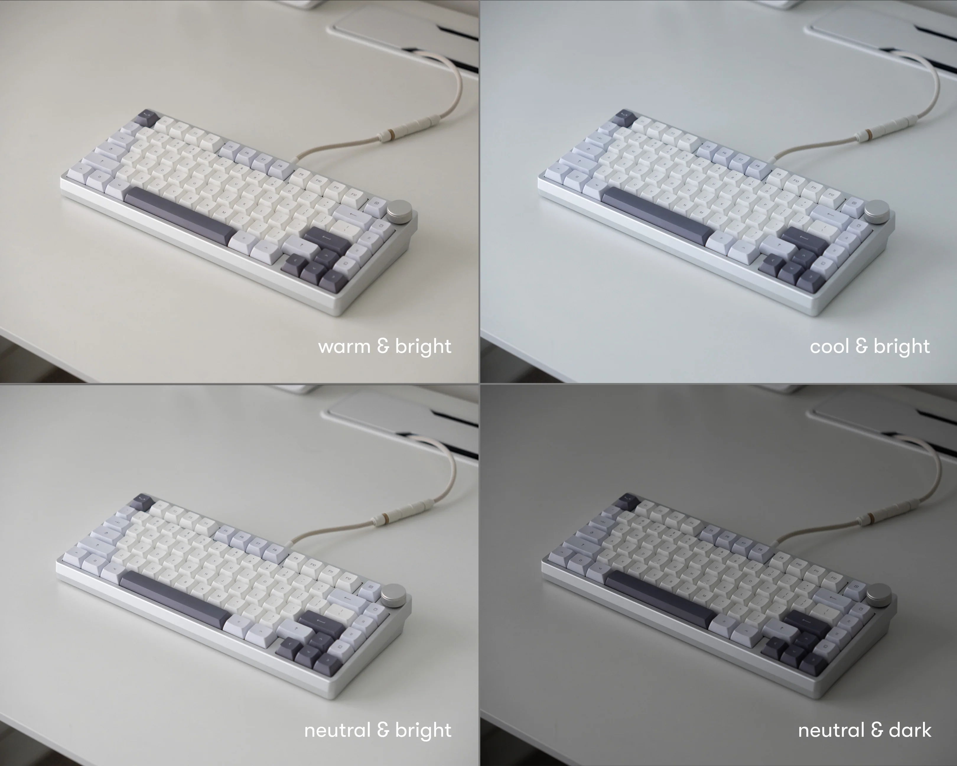 lilac dreams marshmallow keycaps - Image 11