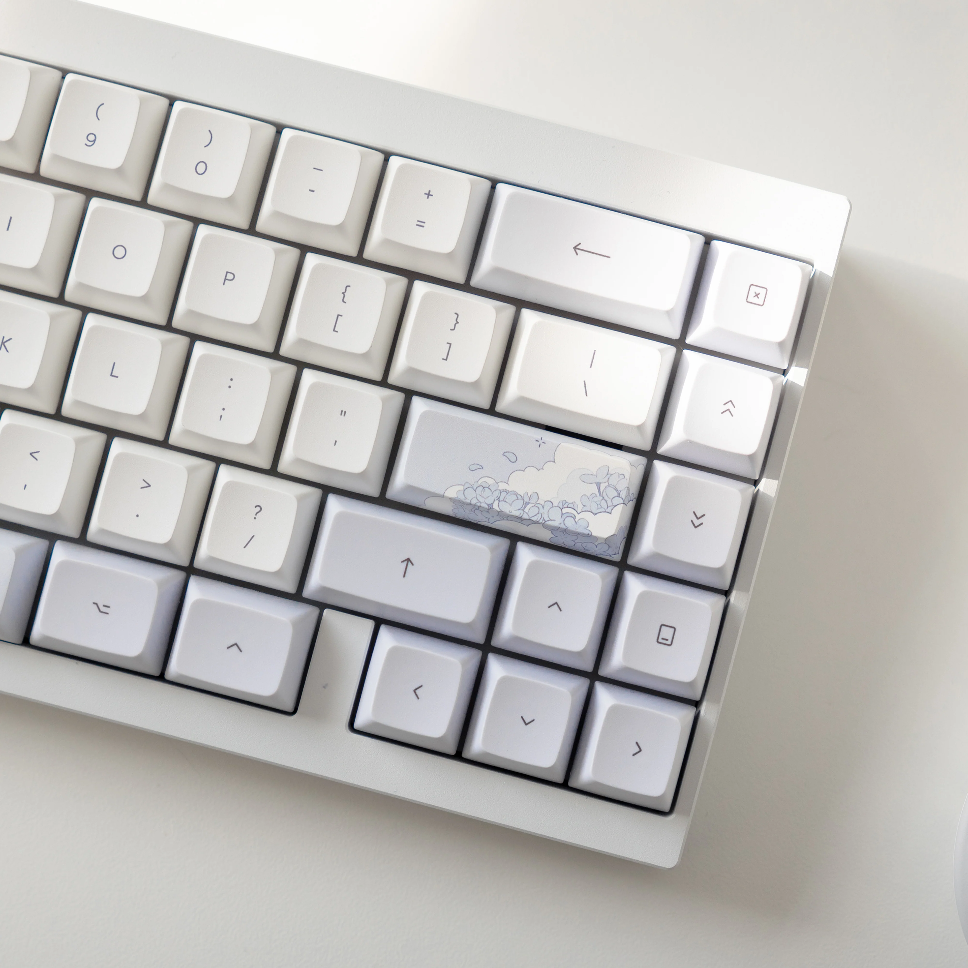 lilac dreams marshmallow keycaps - Image 3