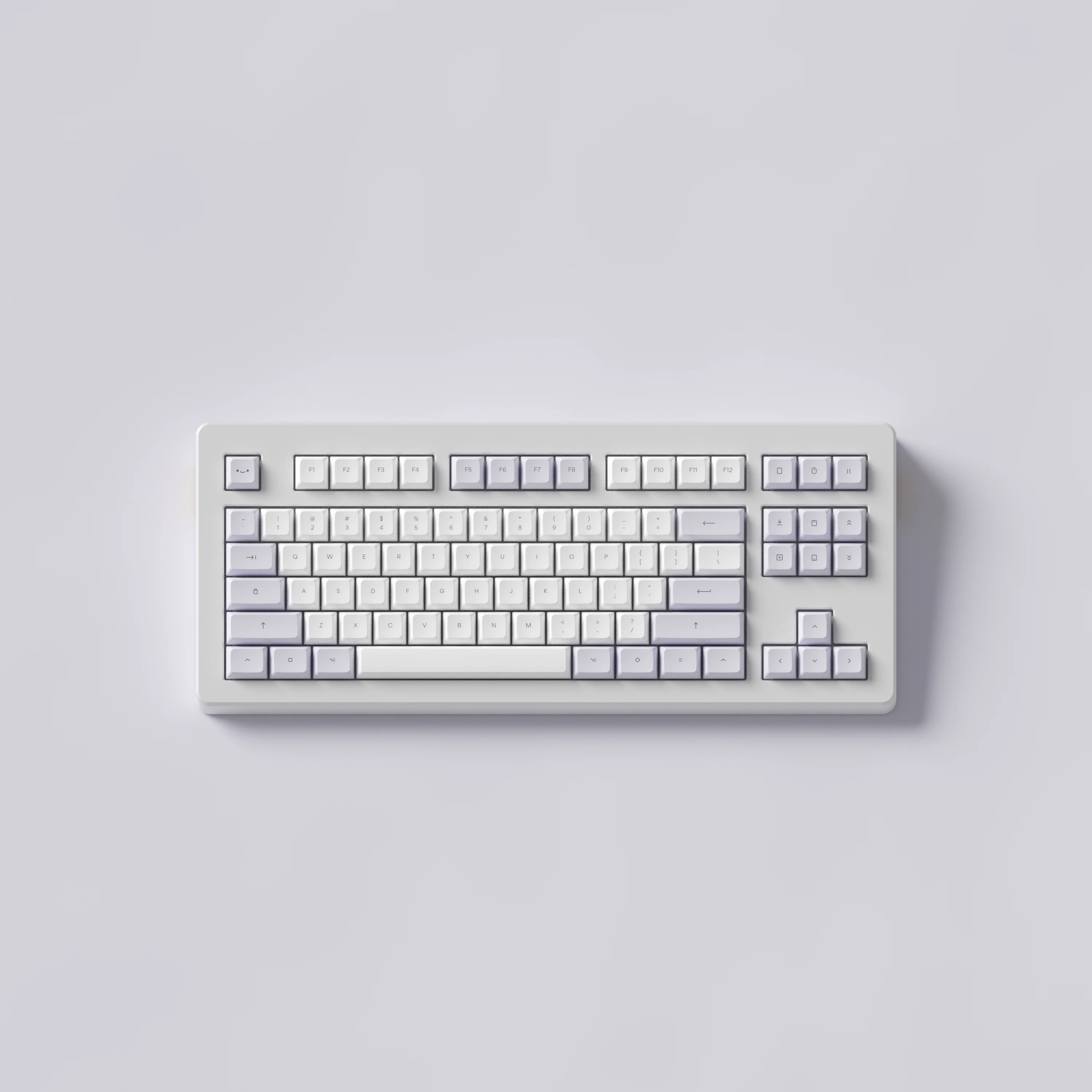 lilac dreams marshmallow keycaps - Image 8