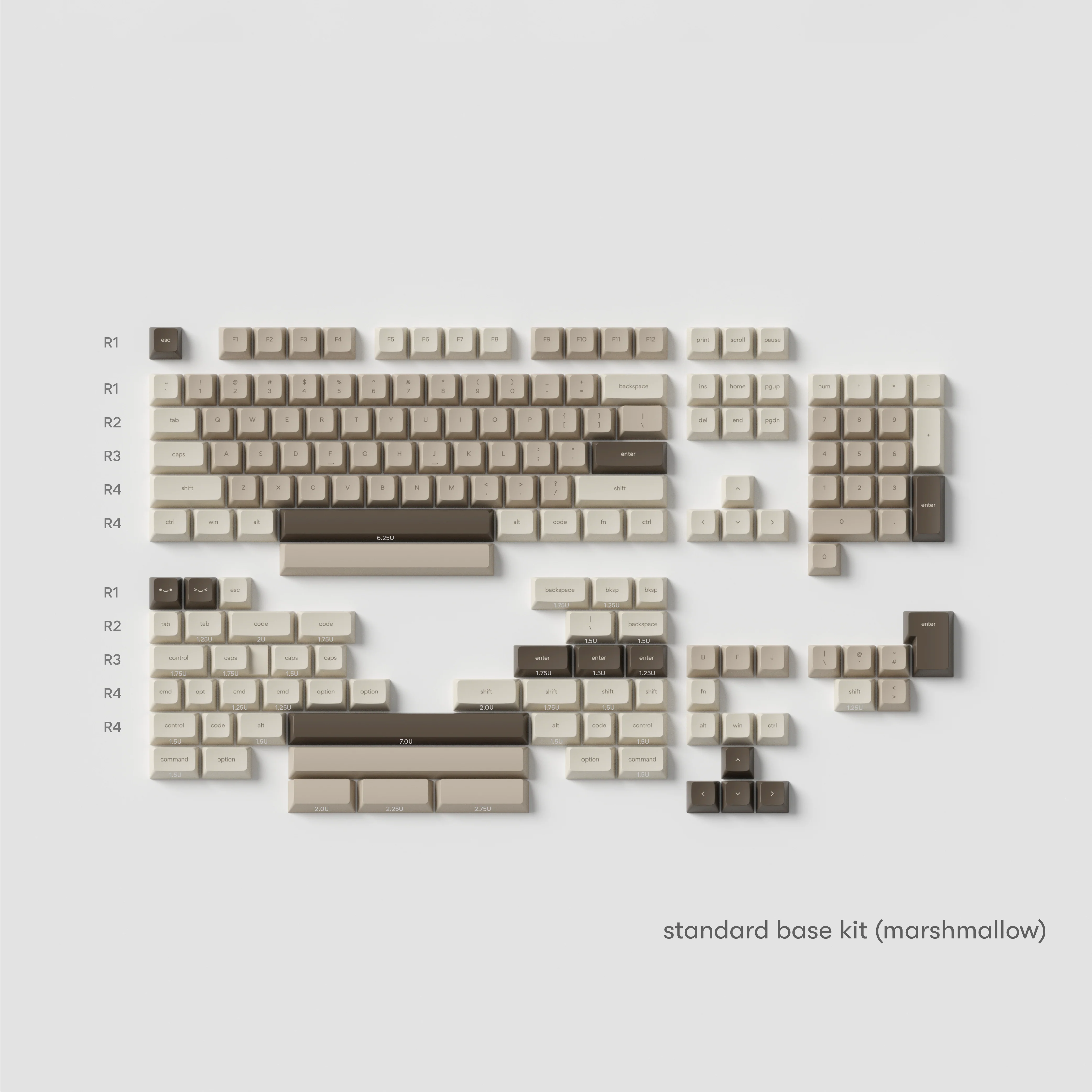 mocha marshmallow keycaps - Image 7