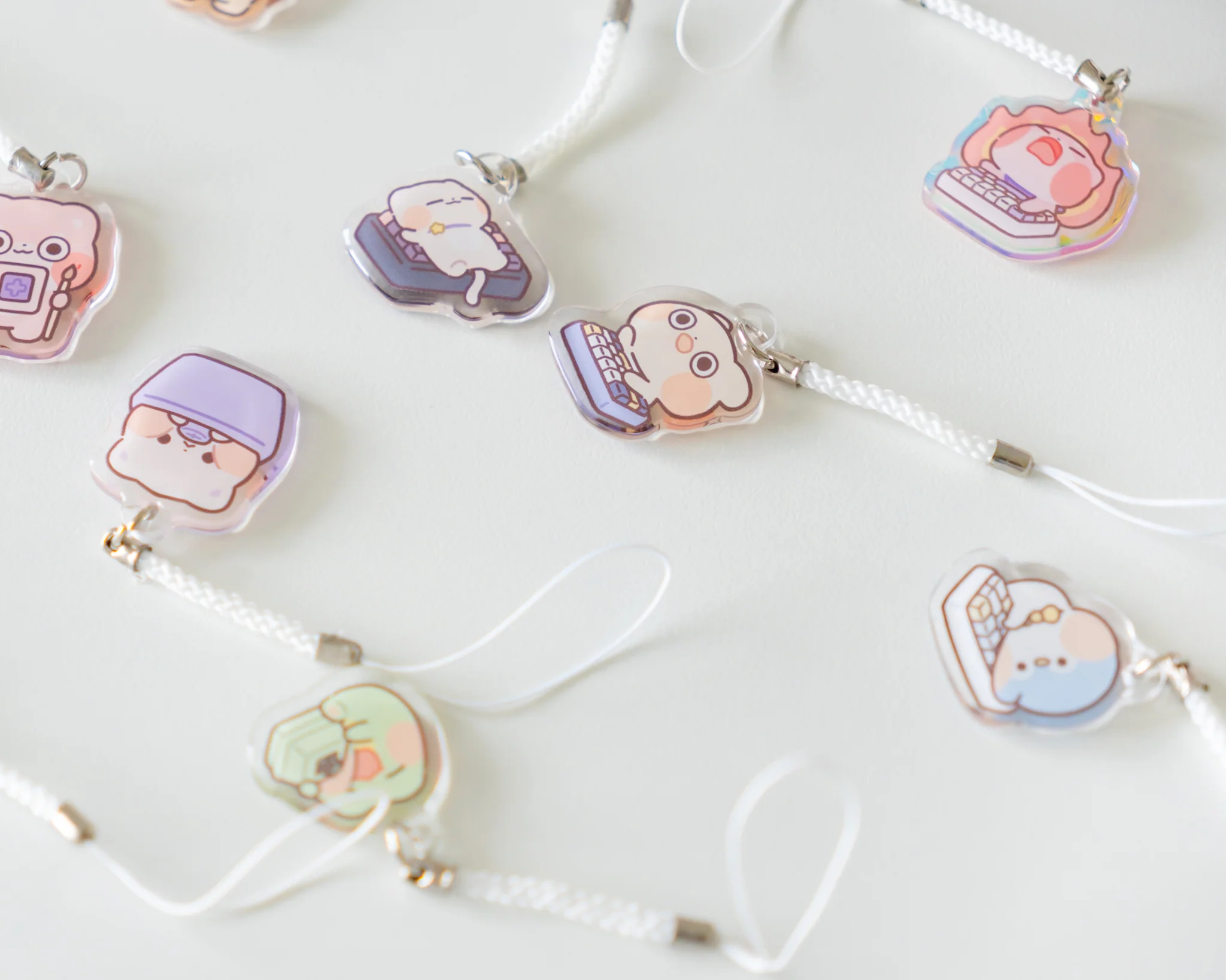 keyboard surprise acrylic charms - Image 3