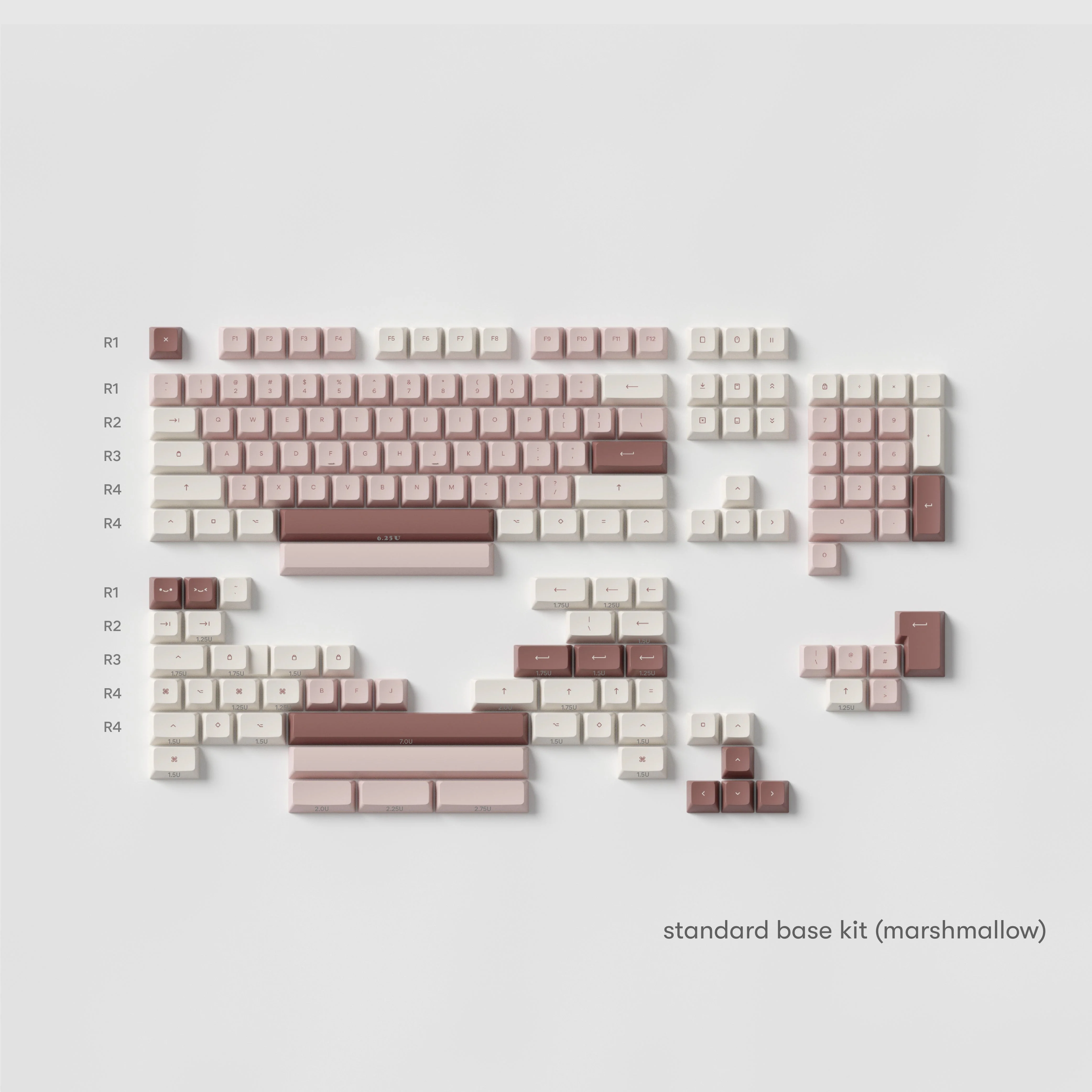 strawberry milk marshmallow keycaps - Image 5