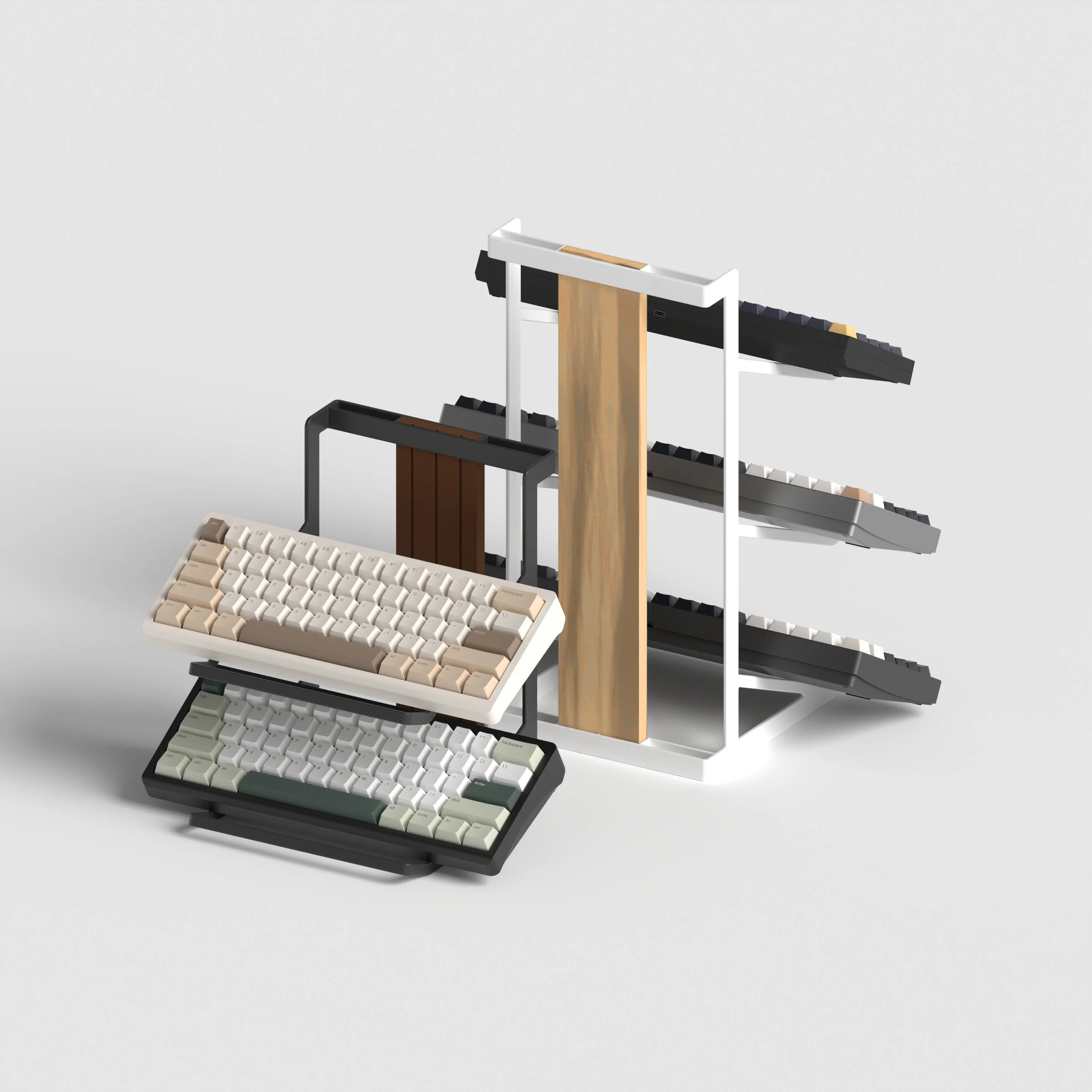 three tier keyboard shelf - Image 6