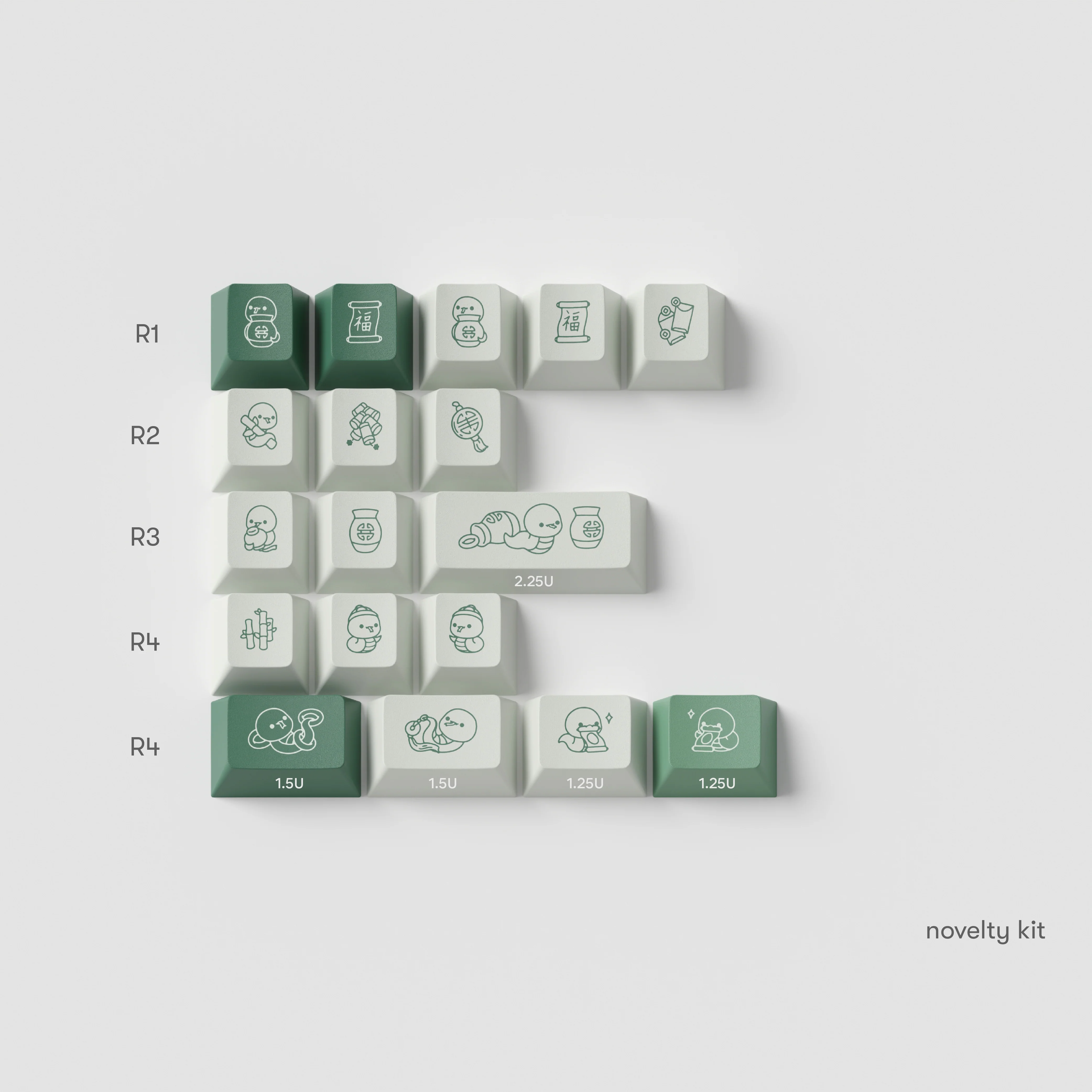 year of the snake keycaps - Image 10